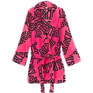 Pink Victoria’s Secret Hot pink robe with tags